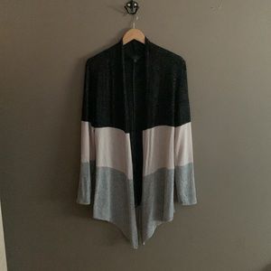 Tri- color Cardigan